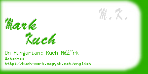 mark kuch business card